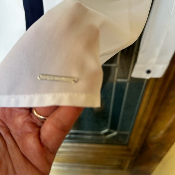 U.S. Polo Assn. White and Black Shirt Jacket - Picture 4 of 7